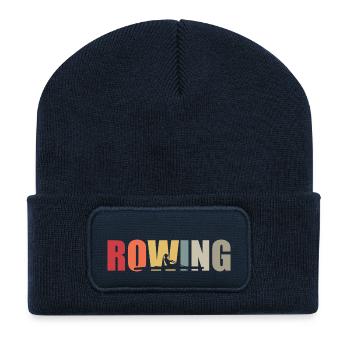 Rowing - Rowing - Rower - Rower - Aviron - Recycled Patch Beanie - french navy - Front