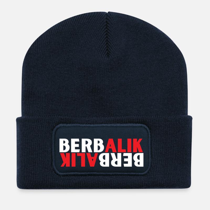 INDONET Berbalik - Recycled Patch Beanie - french navy