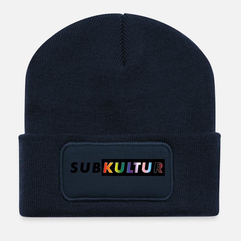 SUBKULTUR CSD - Recycelte Patch Beanie - French Navy