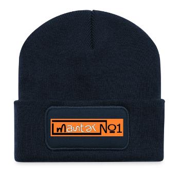 Master Number One - Recycled Patch Beanie - french navy - Front