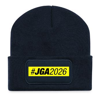 Jga 2026 Bachelor Party - Recycled Patch Beanie - french navy - Front