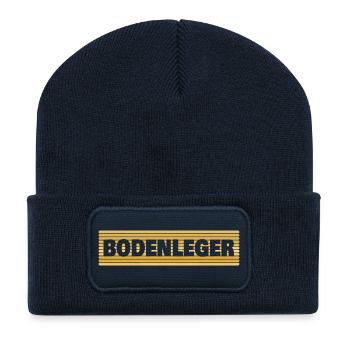 Vocation as a floor layer - Recycled Patch Beanie - french navy - Front