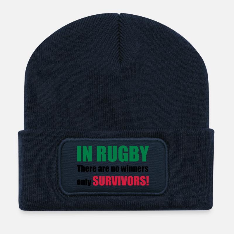 rugby - Recycled Patch Beanie - french navy