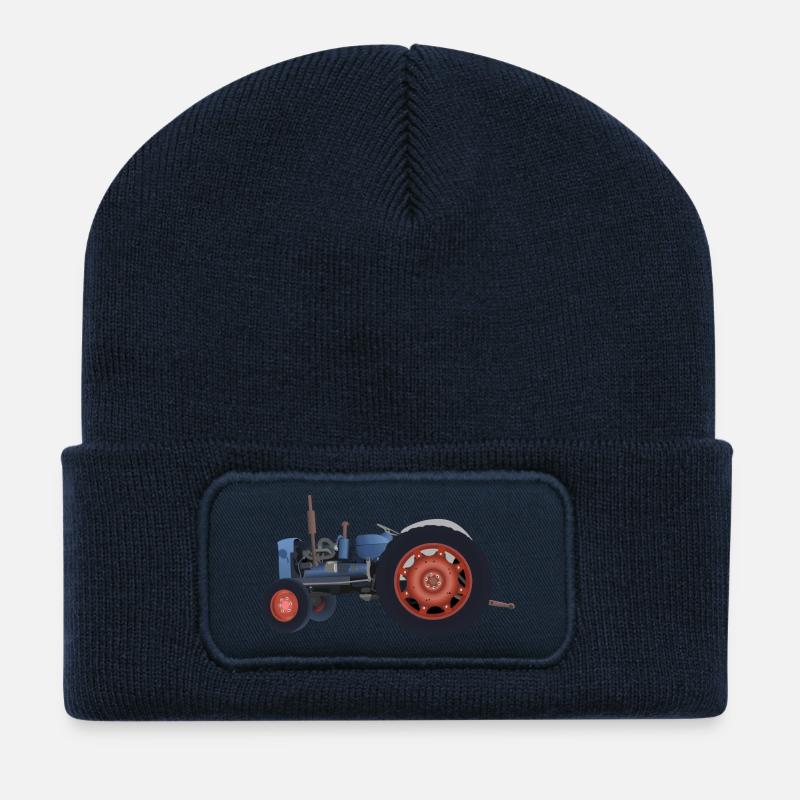 Traktor - Recycelte Patch Beanie - French Navy
