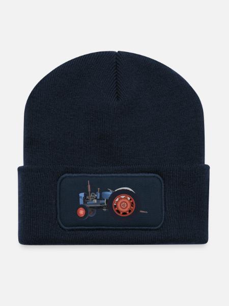 Traktor - Recycelte Patch Beanie - French Navy