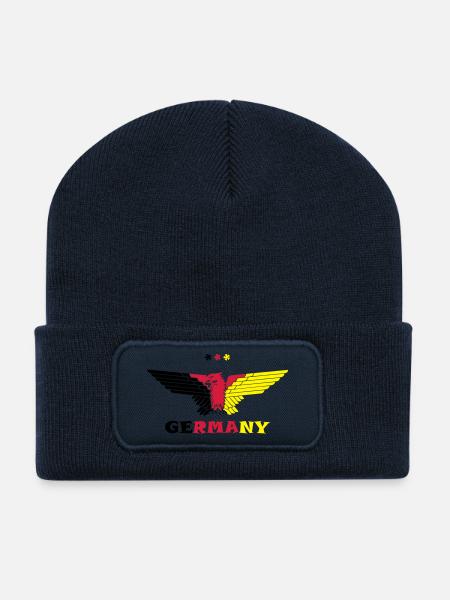 Germany Adler Germany colored - Recycled Patch Beanie - french navy