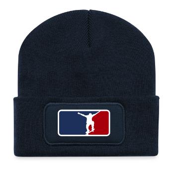 Skate world league - Recycelte Patch Beanie - French Navy - Vorne