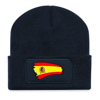 flag football soccer - Recycled Patch Beanie - french navy - Front