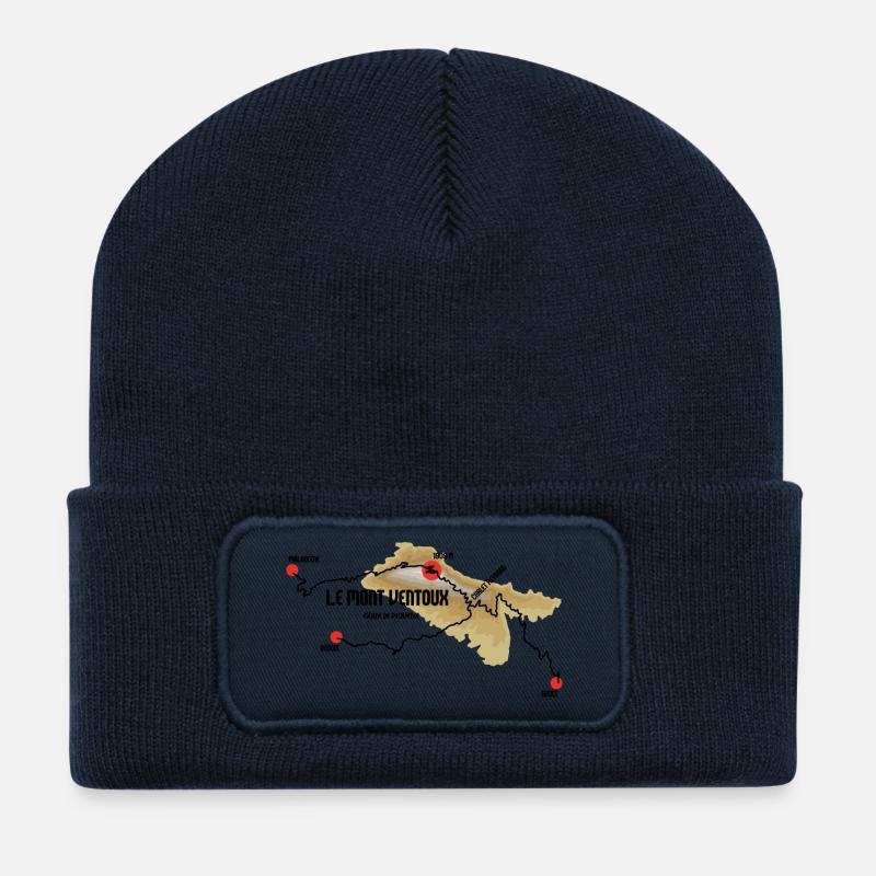 Le Mont Ventoux - Recycelte Patch Beanie - French Navy