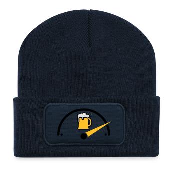 Bier full - Recycled Patch Beanie - french navy - Front