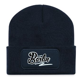 Berlin - Recycled Patch Beanie - french navy - Front
