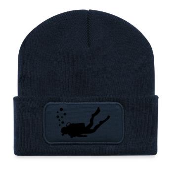 Taucher - Recycelte Patch Beanie - French Navy - Vorne