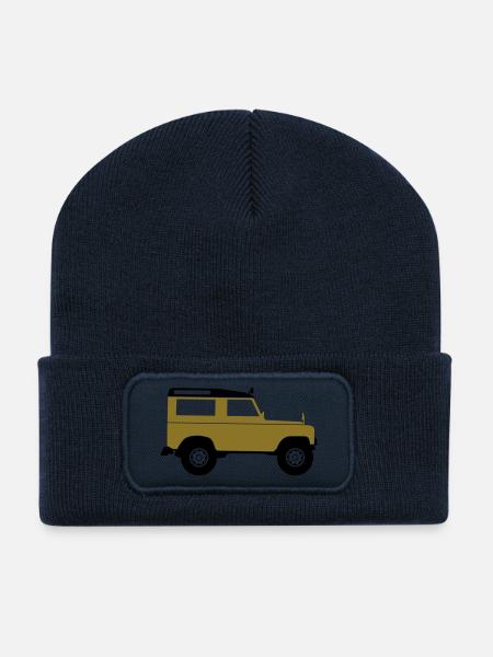 Sports Utility Vehicle SUV - Beanie recyclé à patch - bleu marine