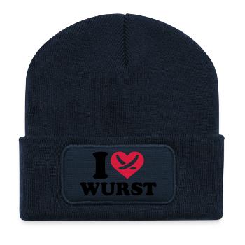 Wurst - Recycelte Patch Beanie - French Navy - Vorne