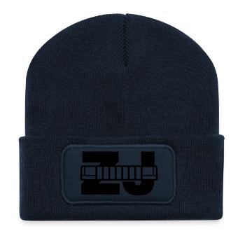 Jeep ZJ grill - Recycelte Patch Beanie - French Navy - Vorne