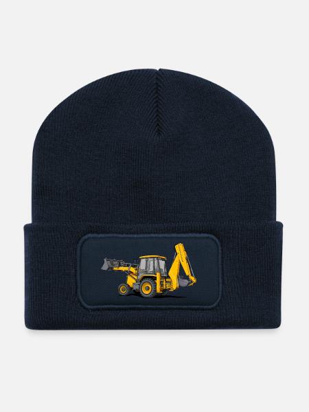 Traktor Lader - Recycelte Patch Beanie - French Navy