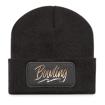 Bowling - Beanie recyclé à patch - charbon - Devant