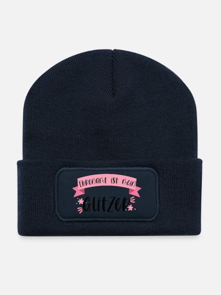 Ehrenamt Freiwillige Feuerwehr Sanitäterin - Recycelte Patch Beanie - French Navy
