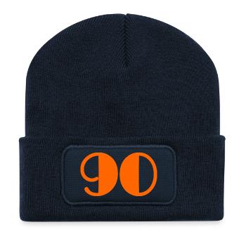 90. HAPPY BIRTHDAY. HAPPY BIRTHDAY - Recycled Patch Beanie - french navy - Front
