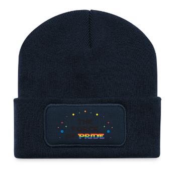 LGBT Pride Month - The Force of Pride - Recycled Patch Beanie - french navy - Front