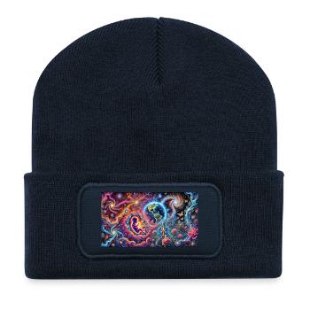 psyverse - Recycelte Patch Beanie - French Navy - Vorne