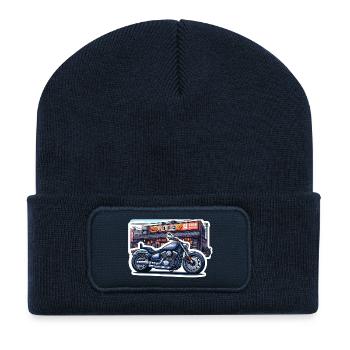 Kaido Chopper - Recycelte Patch Beanie - French Navy - Vorne