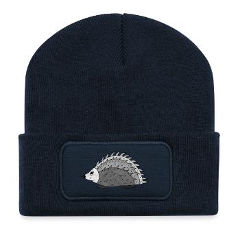 hedgehog - Recycled Patch Beanie - french navy - Front