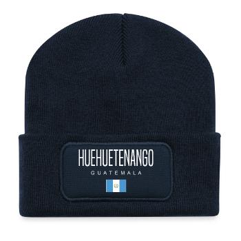 Huehuetenango Guatemala Guatemalteken - Recycelte Patch Beanie - French Navy - Vorne