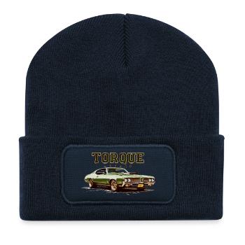 Torque Legend – 442 Classic Power - Recycled Patch Beanie - french navy - Front