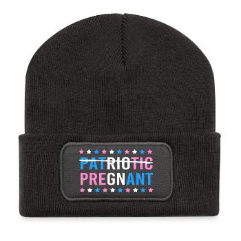 Révélation du sexe 4 juillet - Beanie recyclé à patch - charbon - Devant
