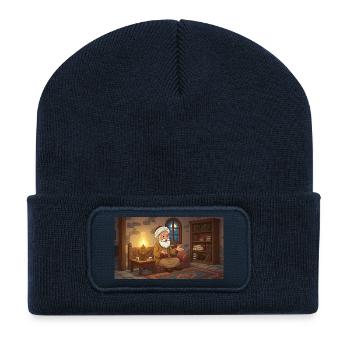 Nasreddin Hodja & The Bird of Wisdom - Recycled Patch Beanie - french navy - Front