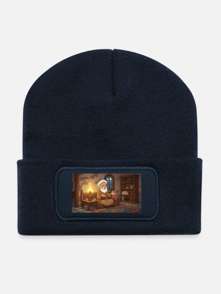 Nasreddin Hodja & The Bird of Wisdom - Recycled Patch Beanie - french navy