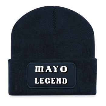 Mayo Legend – County Mayo Design - Recycled Patch Beanie - french navy - Front