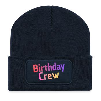Birthday Crew - Recycled Patch Beanie - french navy - Front