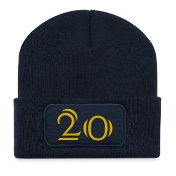 20. 20th ANNIVERSARY. 20 YEARS ANNIVERSARY. 20 YEARS. - Recycled Patch Beanie - french navy - Front