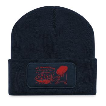 El Mushling: Corrida del Bosque - Recycelte Patch Beanie - French Navy - Vorne
