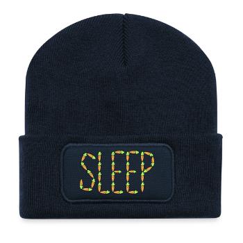 Carrot sleep - Recycled Patch Beanie - french navy - Front