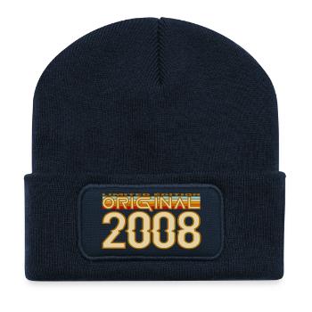 Original 2008 Retro Edition - Beanie recyclé à patch - bleu marine - Devant