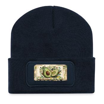 Avocado - Recycled Patch Beanie - french navy - Front