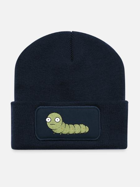 TINY ACTIVISTS | Raupe - Recycelte Patch Beanie - French Navy