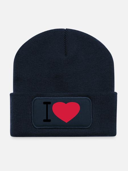 iloveseul - Recycled Patch Beanie - french navy