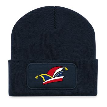 Karneval Prunkmütze - Recycelte Patch Beanie - French Navy - Vorne