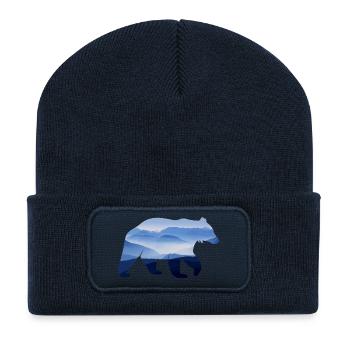 Bear - Recycled Patch Beanie - french navy - Front