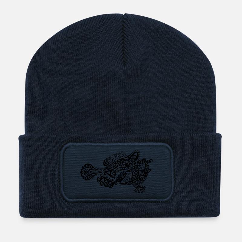 Little Cute Frogfish - Recycelte Patch Beanie - French Navy