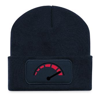 speed__f2 - Recycled Patch Beanie - french navy - Front