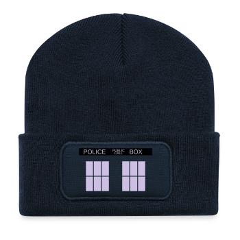 tardis - Recycled Patch Beanie - french navy - Front