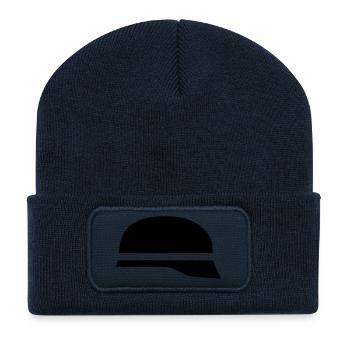 Feuerwehrhelm - Recycelte Patch Beanie - French Navy - Vorne