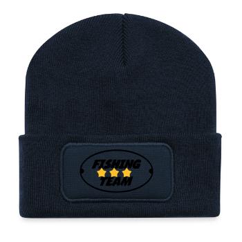 Fishing Team - Recycled Patch Beanie - french navy - Front