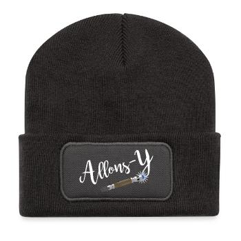 Allonsy - Recycled Patch Beanie - dark grey - Front