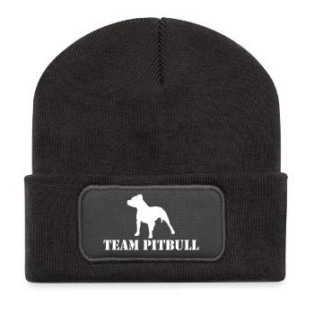 team pitbull - Beanie recyclé à patch - charbon - Devant